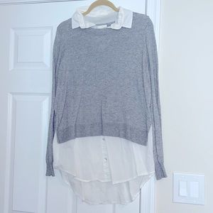 Two in One Sweater Blouse